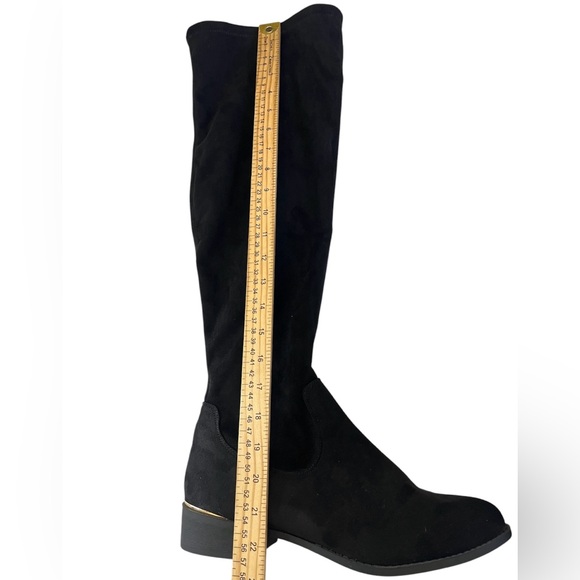 Worthington Elegant Black Knee-High Boots, Size 10 - Picture 3 of 6
